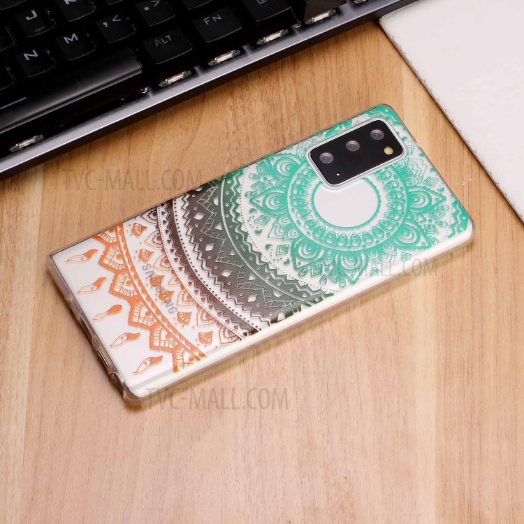 Pattern Printing TPU Case Shell for Samsung Galaxy Note20 Ultra 5G / Galaxy Note20 Ultra - Green-5