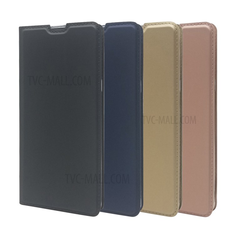 Magnetic Adsorption Stand Leather Card Holder Case for Samsung Galaxy S10 5G - Black-8