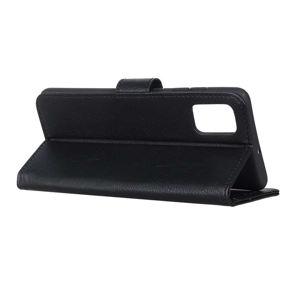 KHAZNEH with Wallet Leather Cover for Samsung Galaxy S20 Lite/S20 Fan Edition - Black-6