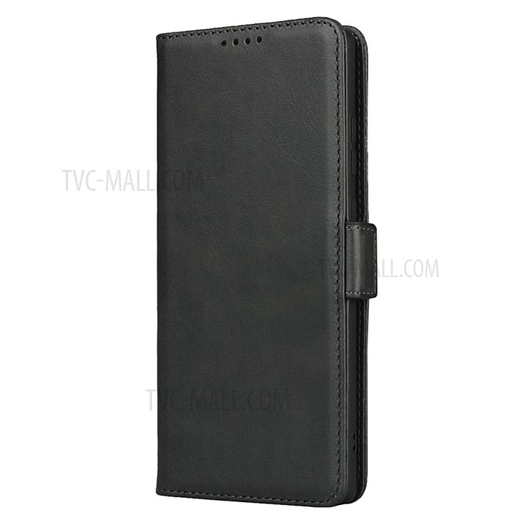 Double Magnetic Clasp Leather Phone Cover for Samsung Galaxy Note 20/Note 20 5G - Black-3