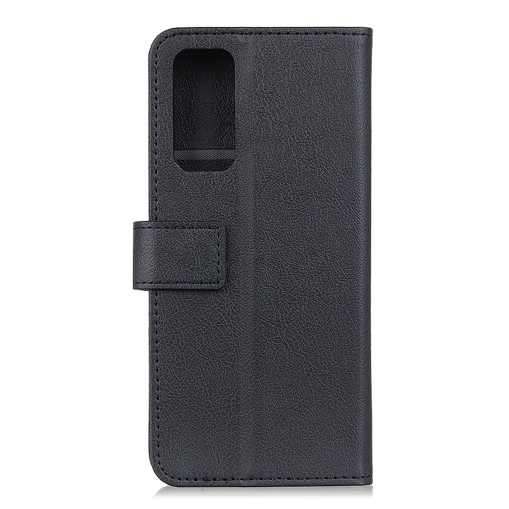 PU Leather Wallet Stand Cell Phone Shell for Samsung Galaxy S20 Fan Edition/S20 Lite - Black-3