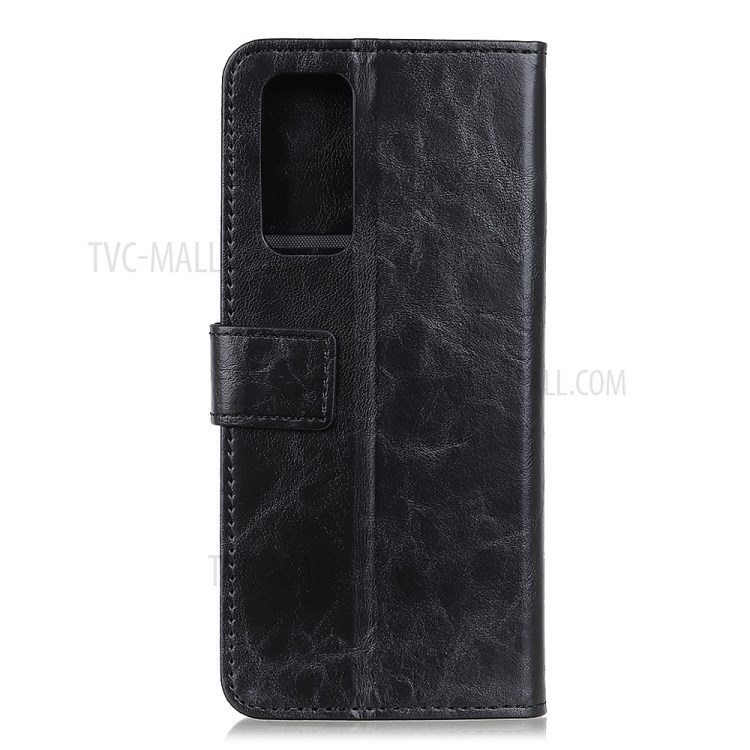 PU Leather with Wallet Cell Phone Case for Samsung Galaxy S20 Fan Edition/S20 Lite - Black-2