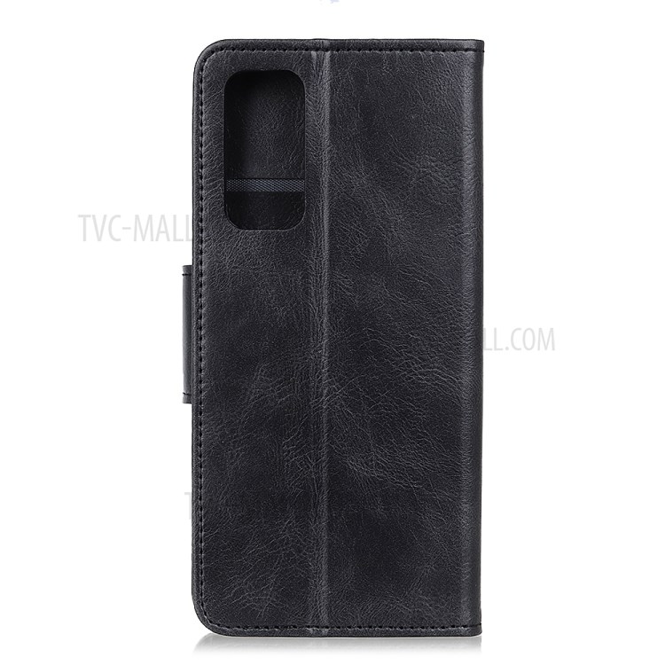 Crazy Horse Texture Leather Phone Cover for Samsung Galaxy S20 Lite/S20 Fan Edition - Black-3