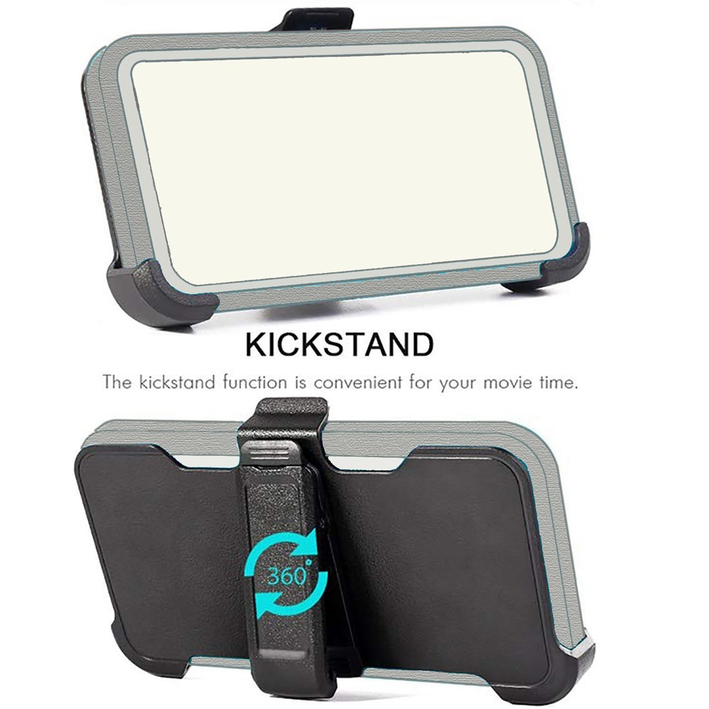 PC + TPU Anti-drop Shell with Belt Clip Kickstand for Samsung Galaxy Note20 Ultra/Note20 Ultra 5G - Black-8