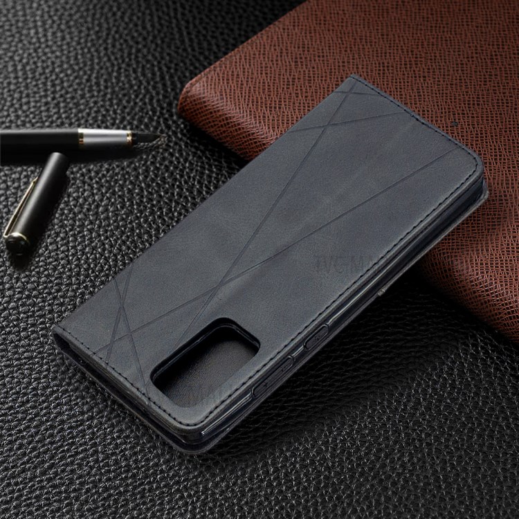 Geometric Pattern Leather with Card Holder Case for Samsung Galaxy Note 20/Note 20 5G - Black-6