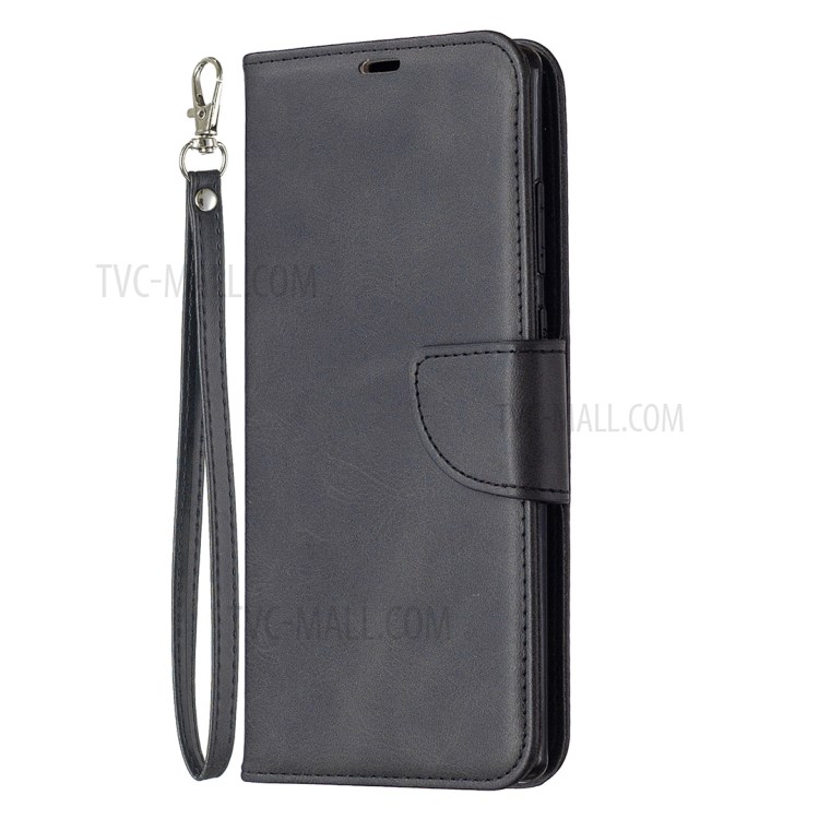 Wallet Leather Case with Strap Shell for Samsung Galaxy Note 20/Note 20 5G - Black-6