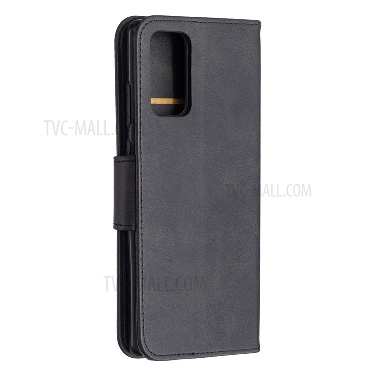 Wallet Leather Case with Strap Shell for Samsung Galaxy Note 20/Note 20 5G - Black-7