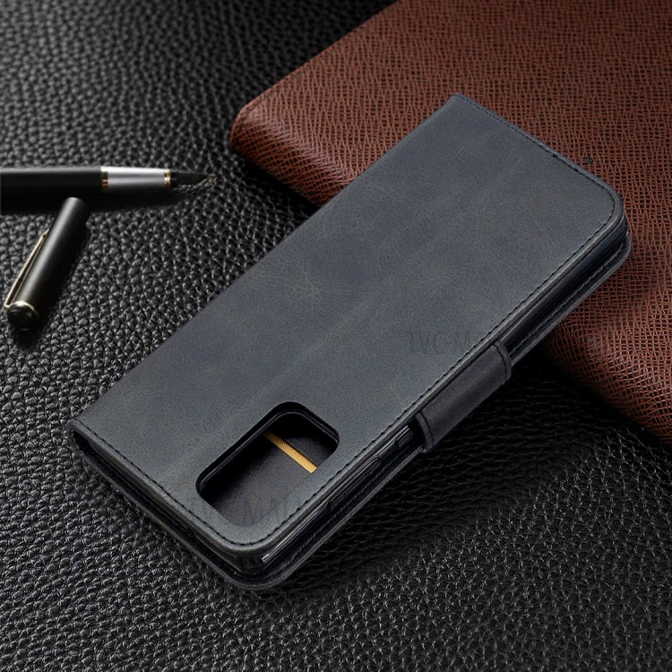 Wallet Leather Case with Strap Shell for Samsung Galaxy Note 20/Note 20 5G - Black-9