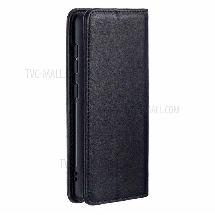 Detachable 2-in-1 Genuine Leather Wallet Stand Case for Samsung Galaxy A51 SM-A515 - Black-3