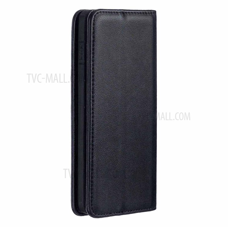 Detachable 2-in-1 Genuine Leather Wallet Stand Case for Samsung Galaxy S10 - Black-3