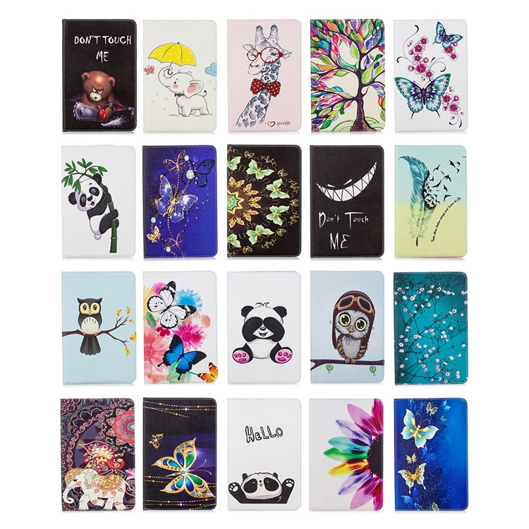 Printing Flip Leather Protector Wallet Tablet Cover for Samsung Galaxy Tab S7 T870 - Colorful Butterflies-9