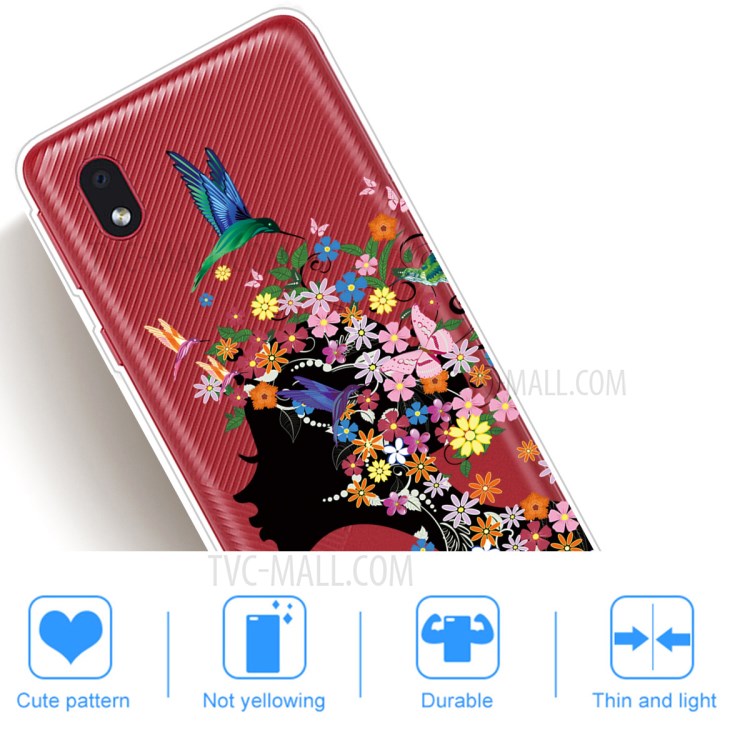 Printing Skin TPU Stylish Back Protective Cover for Samsung Galaxy A01 Core - Beauty-5