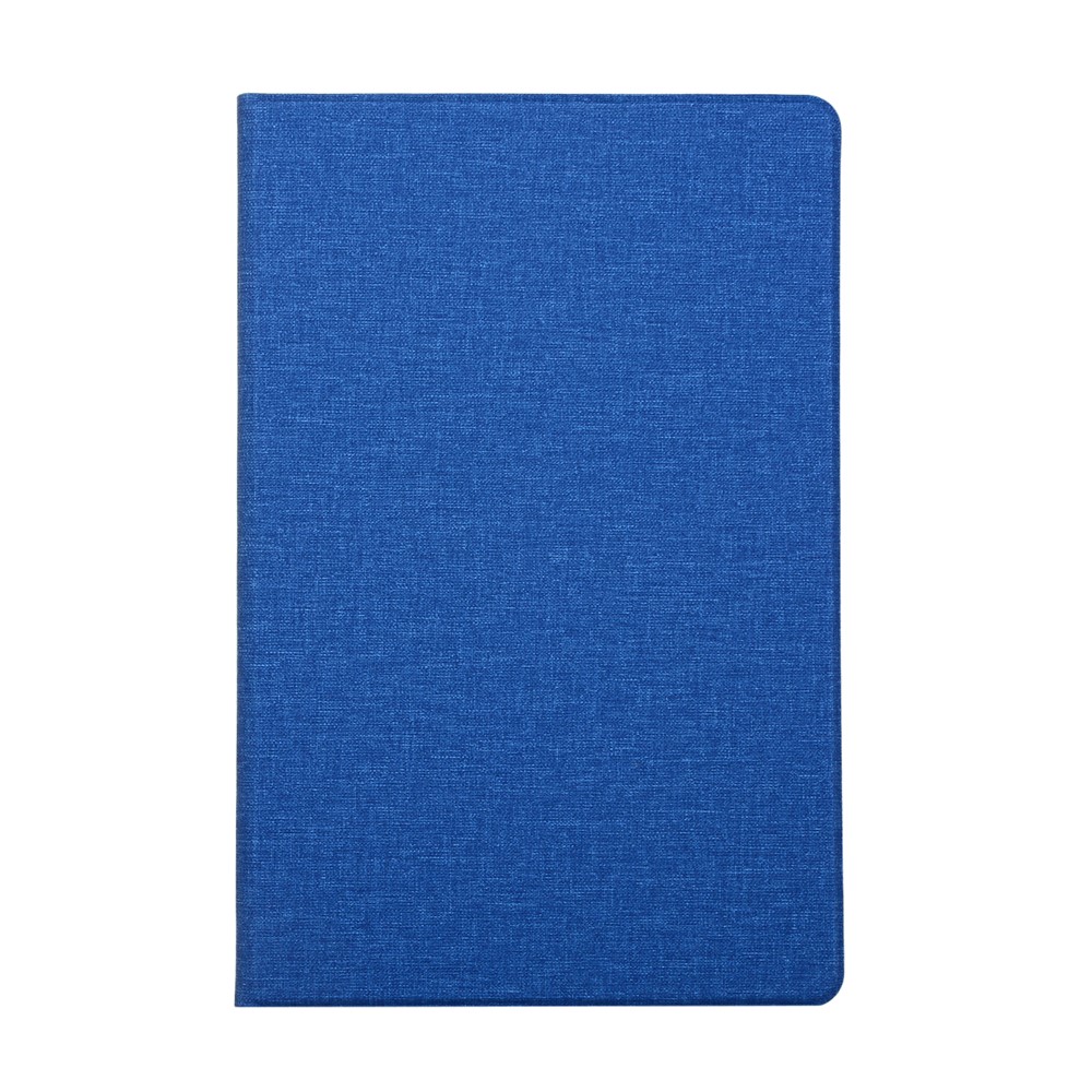 Cloth Texture Leather Stand Tablet Case for Samsung Galaxy Tab S7 Plus - Blue-3