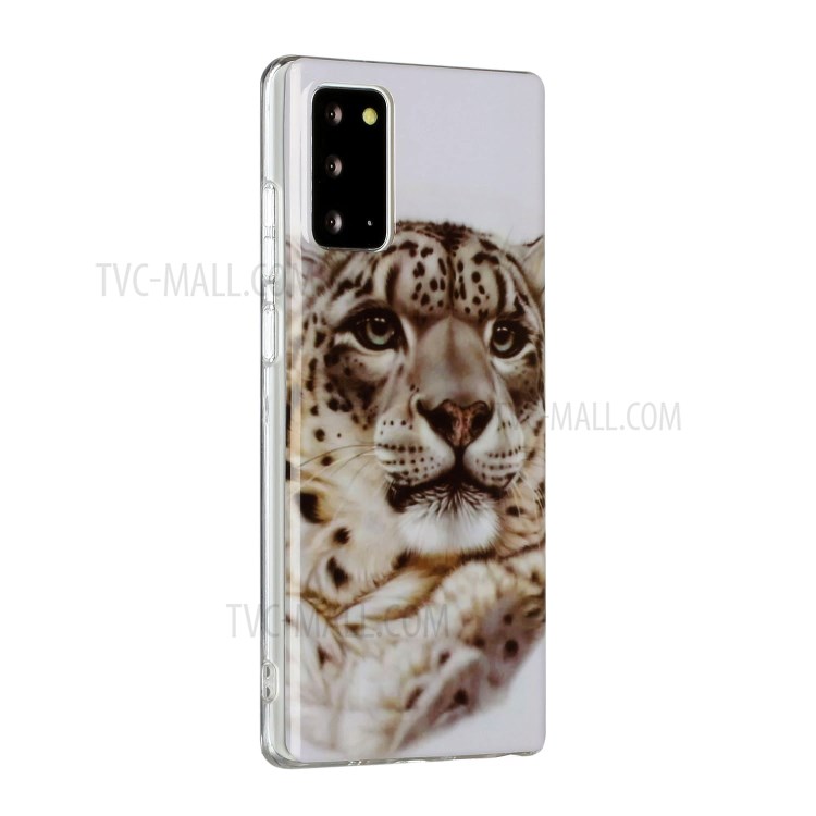 Pattern Printing IMD TPU Back Case for Samsung Galaxy Note 20/Note 20 5G - Leopard-2