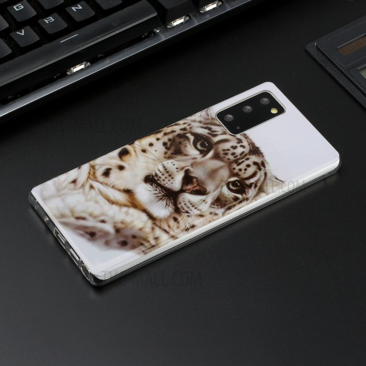 Pattern Printing IMD TPU Back Case for Samsung Galaxy Note 20/Note 20 5G - Leopard-4