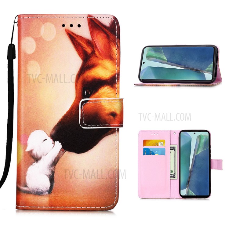 Pattern Printing Leather Case for Samsung Galaxy Note 20/Note 20 5G - Fox-1