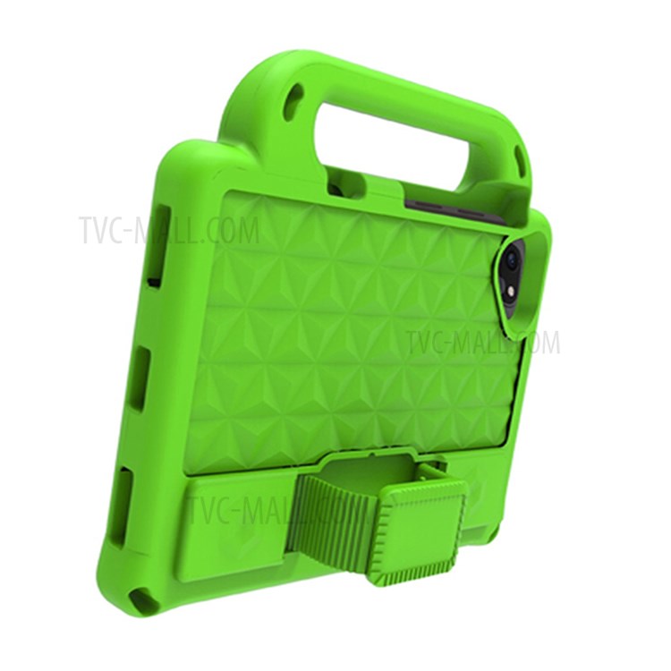 Rhombus Style with Kickstand EVA Cover with Shoulder Strap for Samsung Galaxy Tab A 8.0 Wi-Fi (2019) SM-T290 - Green-2