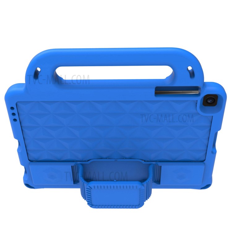 Rhombus Style EVA Case with Shoulder Strap for Samsung Galaxy Tab A 10.1 (2019) T510/T515 - Baby Blue-3