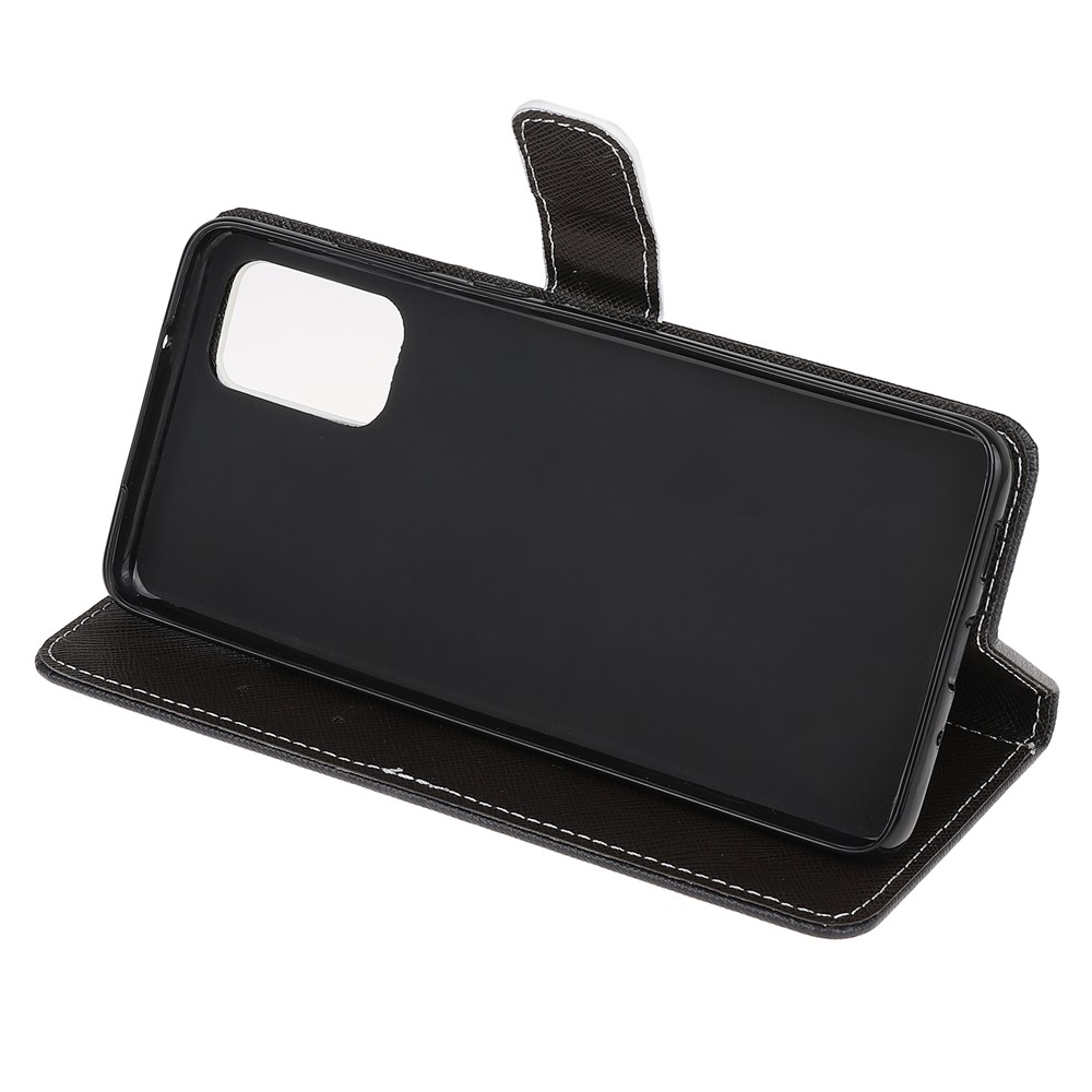 Newly Case Printing Cross Texture Stand Leather Cover for Samsung Galaxy S20 Lite/S20 Fan Edition - Panda-5