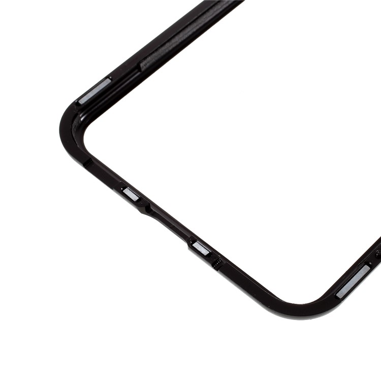 Frame De Metal Destacável + Caso De Proteção Total De Vidro Temperado HD Para Samsung Galaxy A11 (versão Da UE) - Preto-12