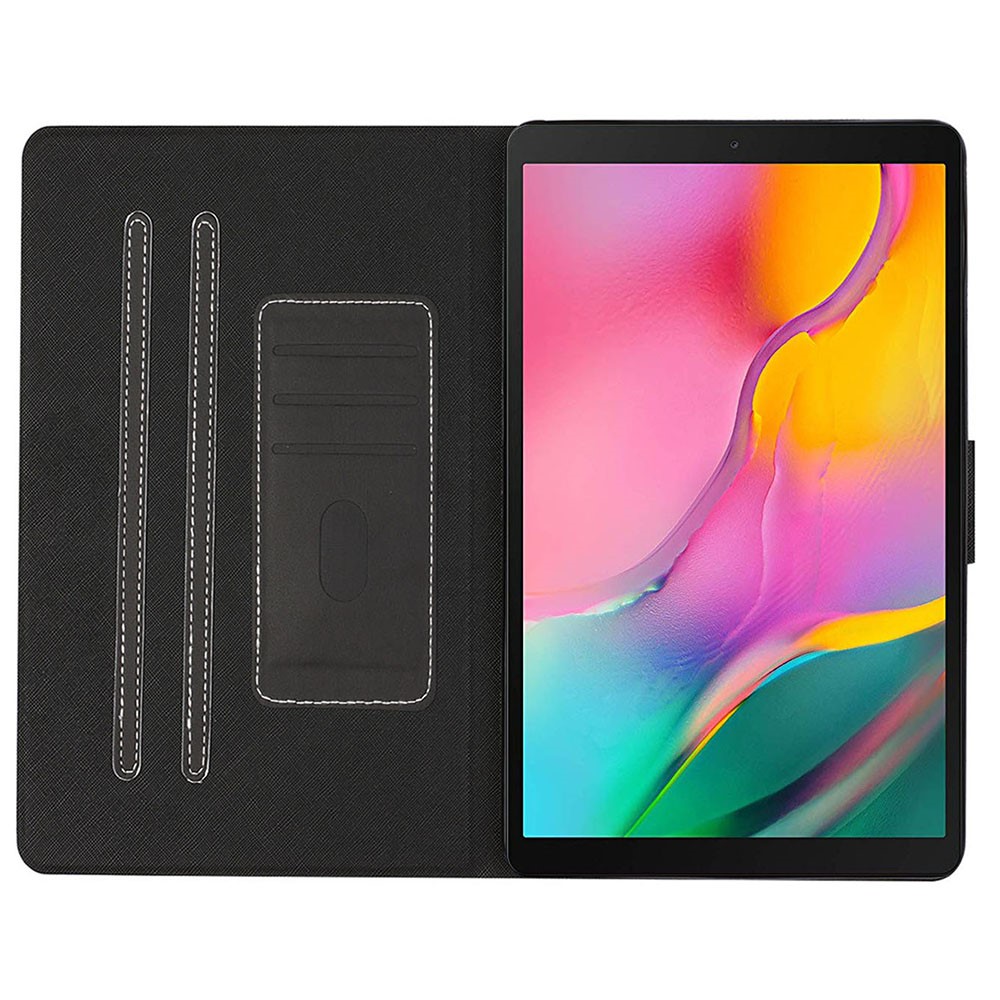 Solid Color Magnetic Leather Case for Samsung Galaxy Tab A7 10.4 (2020) T500/T505 - Black-6