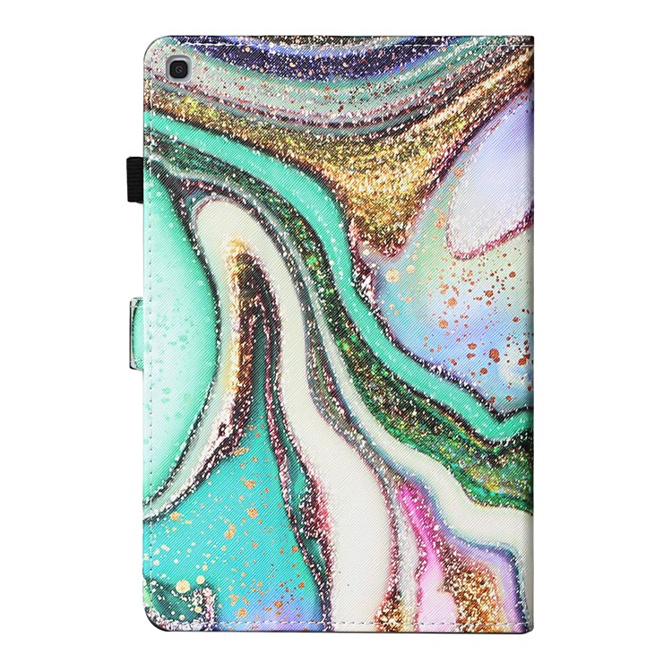 Printing Texture Leather with Card Holder Cover for Samsung Galaxy Tab A7 10.4 (2020) T500/T505 - Shiny Powder-4