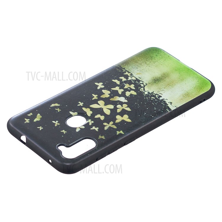 Pattern Printing Matte TPU Shell Protector Case for Samsung Galaxy A11(EU Version) - Butterfly-4