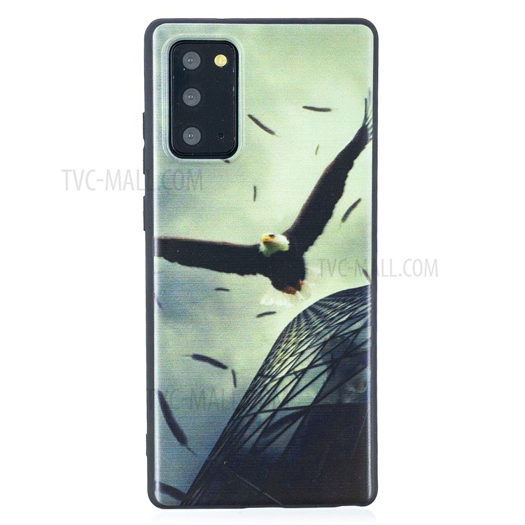 Pattern Printing Matte TPU Back Case for Samsung Galaxy Note 20 5G / Galaxy Note 20 - Eagle-1