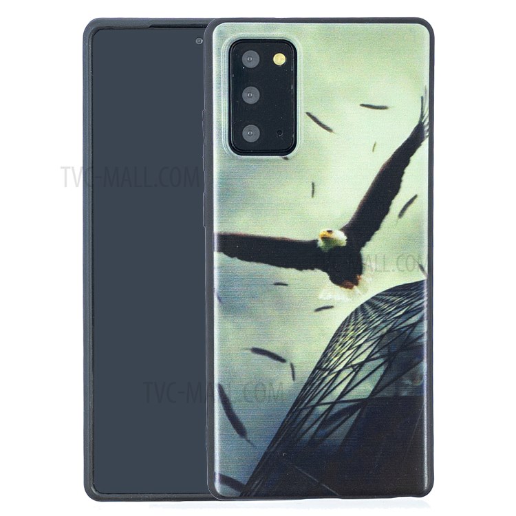 Pattern Printing Matte TPU Back Case for Samsung Galaxy Note 20 5G / Galaxy Note 20 - Eagle-2