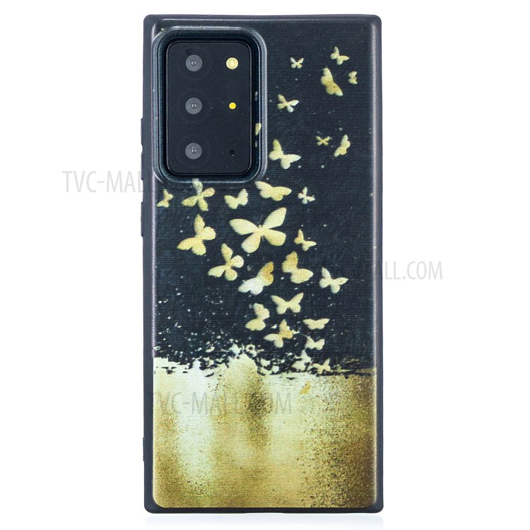 Pattern Printing Matte TPU Back Case for Samsung Galaxy Note20 Ultra 5G / Galaxy Note20 Ultra - Butterfly-1