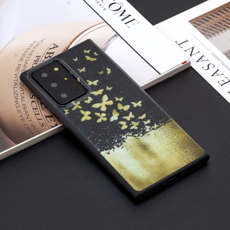 Pattern Printing Matte TPU Back Case for Samsung Galaxy Note20 Ultra 5G / Galaxy Note20 Ultra - Butterfly-4