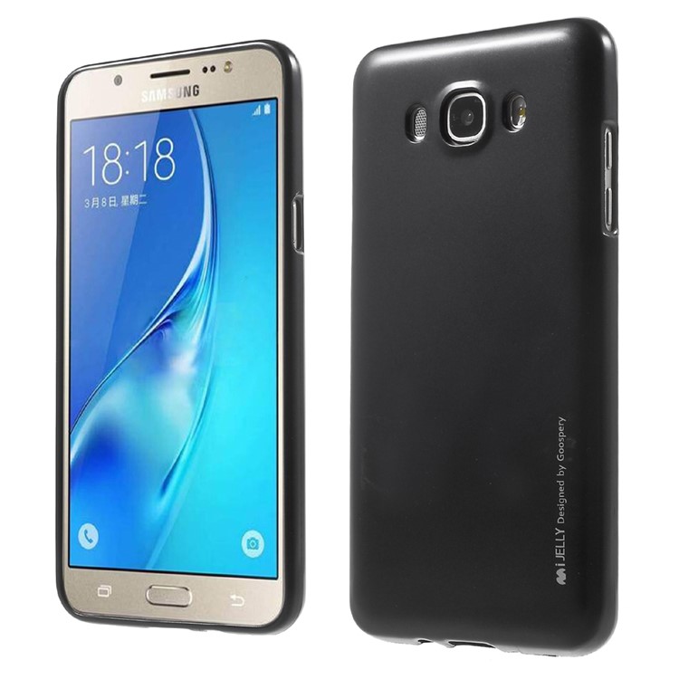 

MERCURY GOOSPERY i JELLY Metallic Finish TPU Case for Samsung Galaxy J7 (2016) J710 - Black