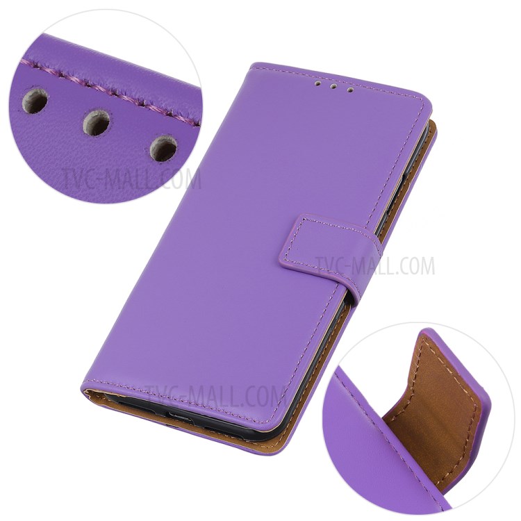 Wallet Leather Stand Case for Samsung Galaxy M51 - Purple-7