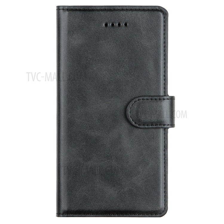 Leather Stand Case with Card Slots for Samsung Galaxy Note20 Ultra/Note20 Ultra 5G - Black-3