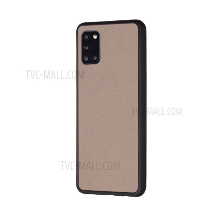 Drop-resistant Frosted Cover PC + TPU Shell for Samsung Galaxy A31 - Black-2
