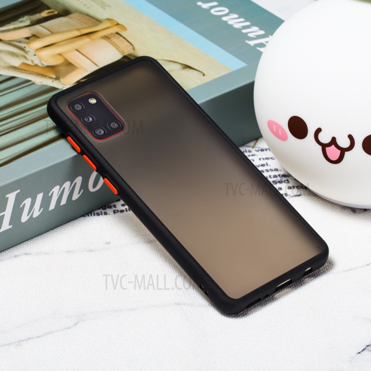 Drop-resistant Frosted Cover PC + TPU Shell for Samsung Galaxy A31 - Black-7