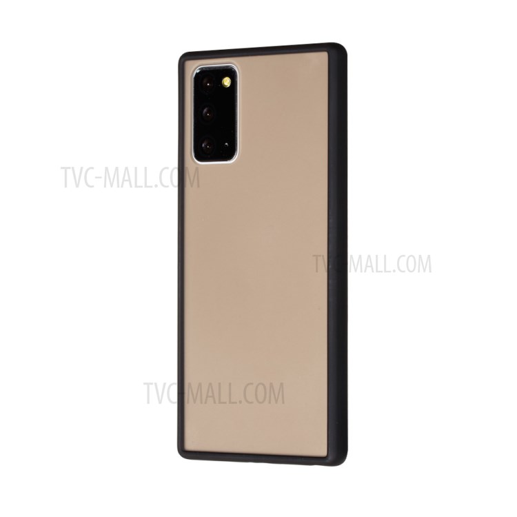 Drop-resistant PC + TPU Matte Texture Cover for Samsung Galaxy Note 20/Note 20 5G - Black-2