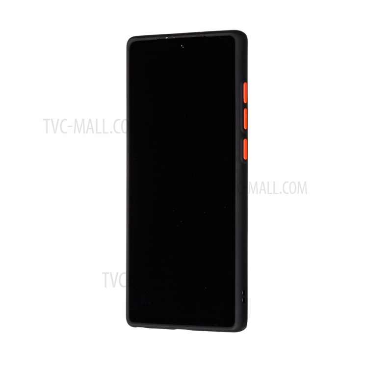 Drop-resistant PC + TPU Matte Texture Cover for Samsung Galaxy Note 20/Note 20 5G - Black-3