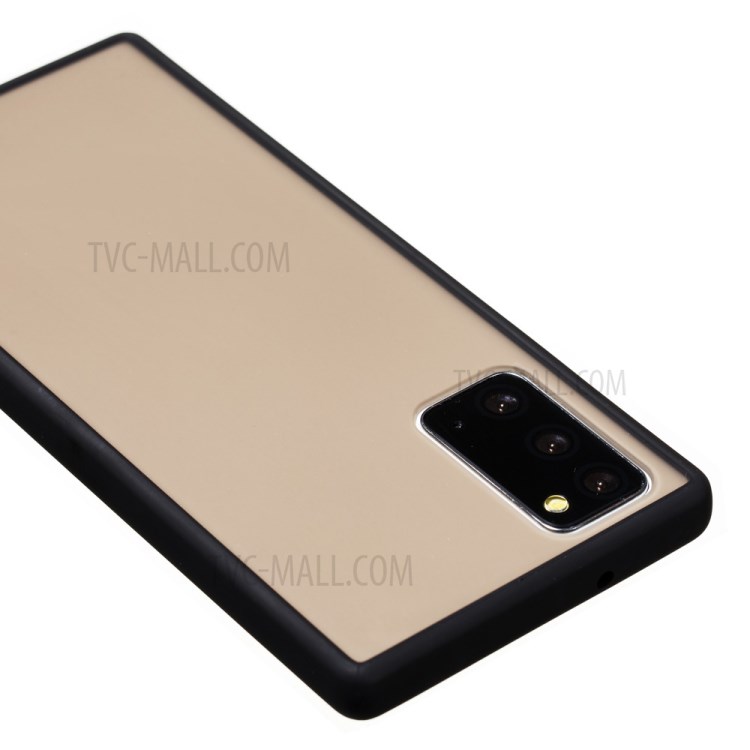 Drop-resistant PC + TPU Matte Texture Cover for Samsung Galaxy Note 20/Note 20 5G - Black-5