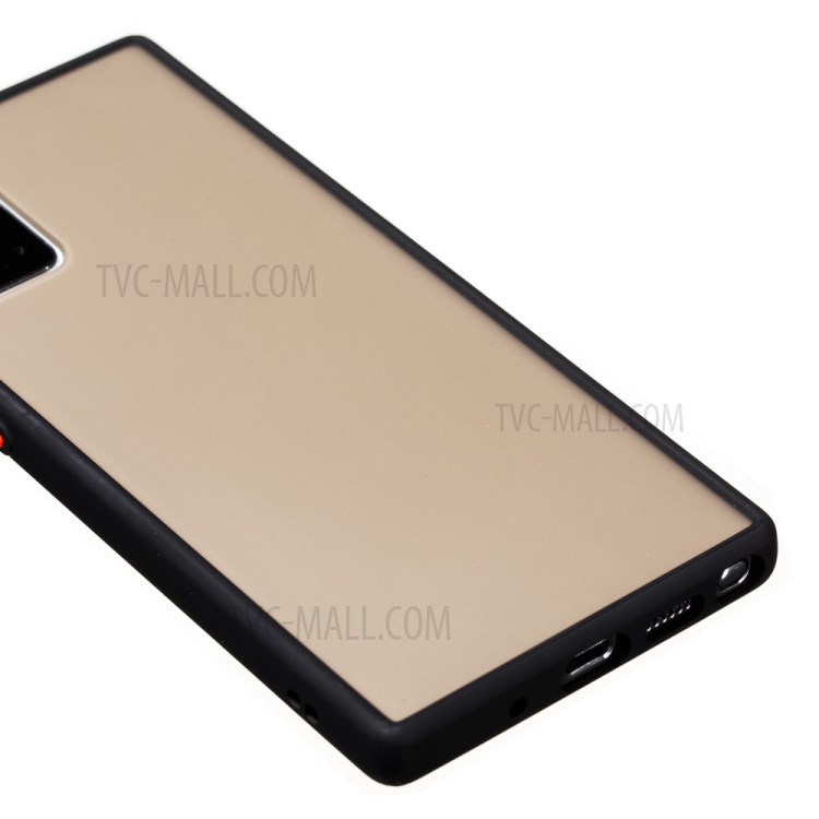 Drop-resistant PC + TPU Matte Texture Cover for Samsung Galaxy Note 20/Note 20 5G - Black-6