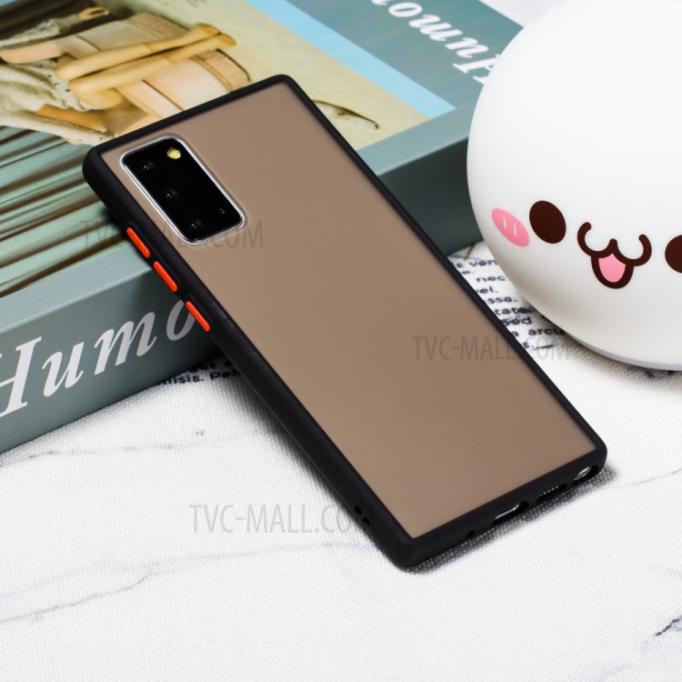Drop-resistant PC + TPU Matte Texture Cover for Samsung Galaxy Note 20/Note 20 5G - Black-7