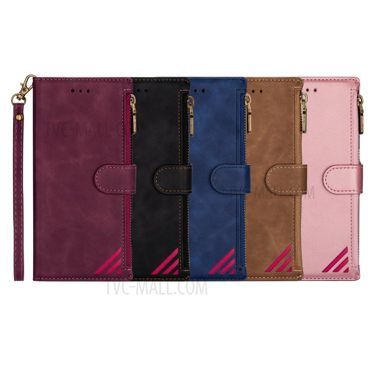 Wallet Phone Case PU Leather Coated TPU Cover for Samsung Galaxy Note 20 5G / Galaxy Note 20 - Black-8