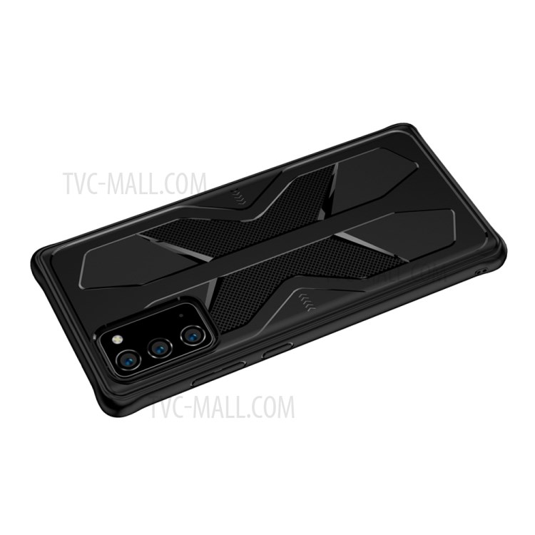 Shockproof Anti-fingerprint TPU Phone Case for Samsung Galaxy Note 20 / Galaxy Note 20 5G - Black-5