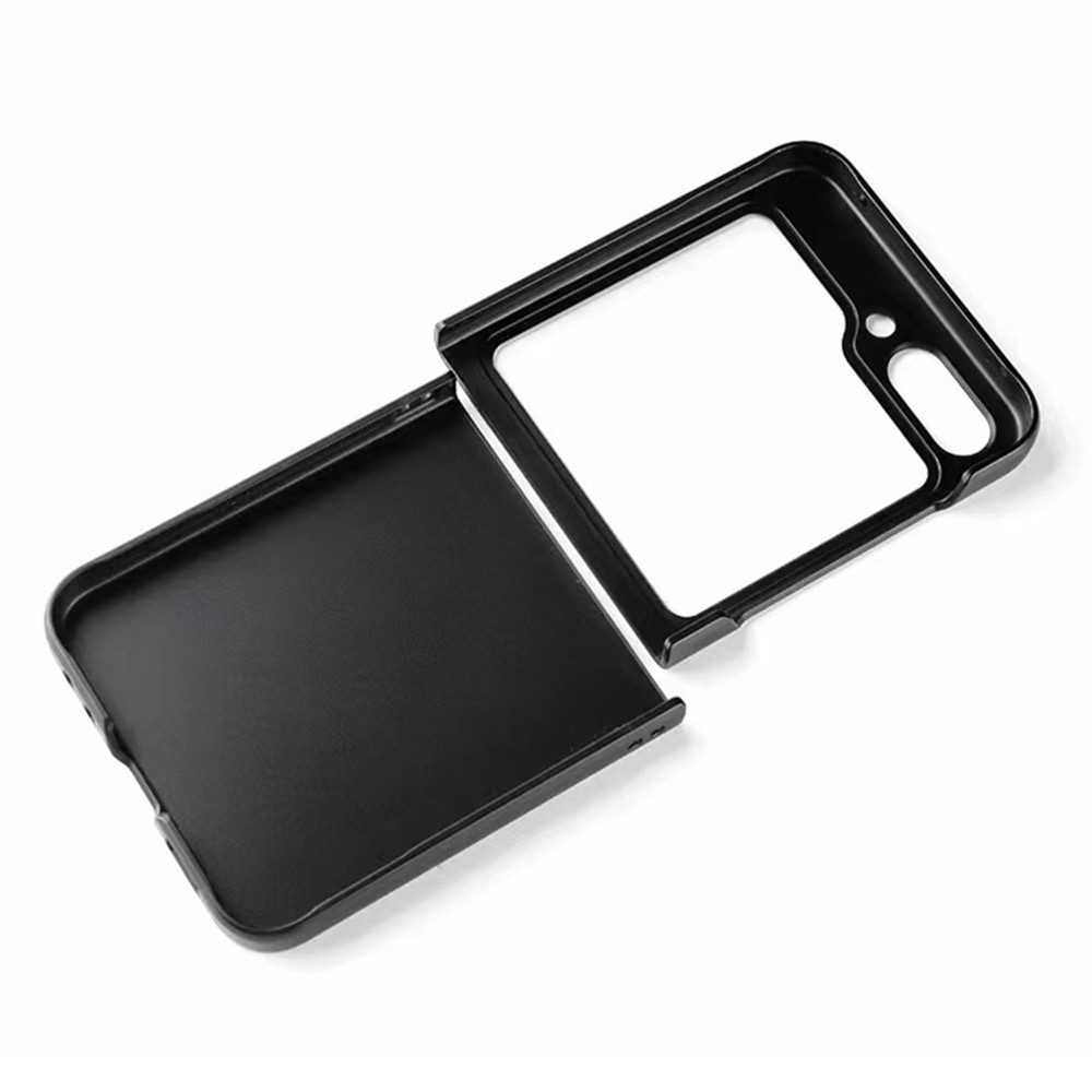 Rubberized Hard PC Case for Samsung Galaxy Z Flip 5G - Black-3