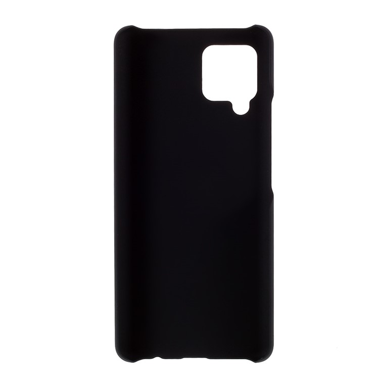 Rubberized Hard PC Case for Samsung Galaxy A42 5G - Black-3