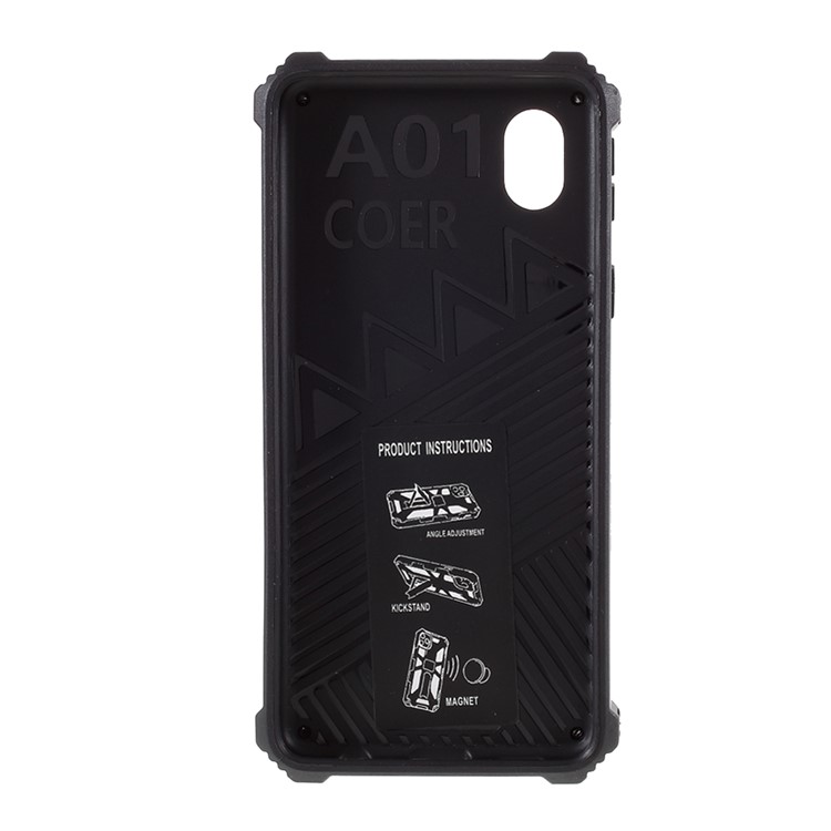Armor Drop-proof PC TPU Cover for Samsung Galaxy A01 Core - Blue-3