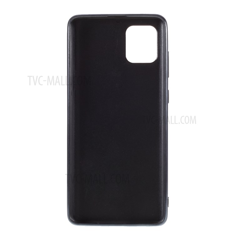 Glittering Sequins Plated TPU Frame + PC Cover for Samsung Galaxy A81/Note 10 Lite - Black-3
