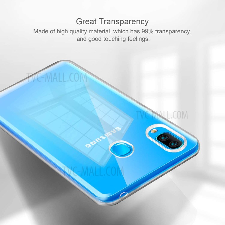 For Samsung Galaxy A40 TPU Phone Case + Tempered Glass Screen Protector-2