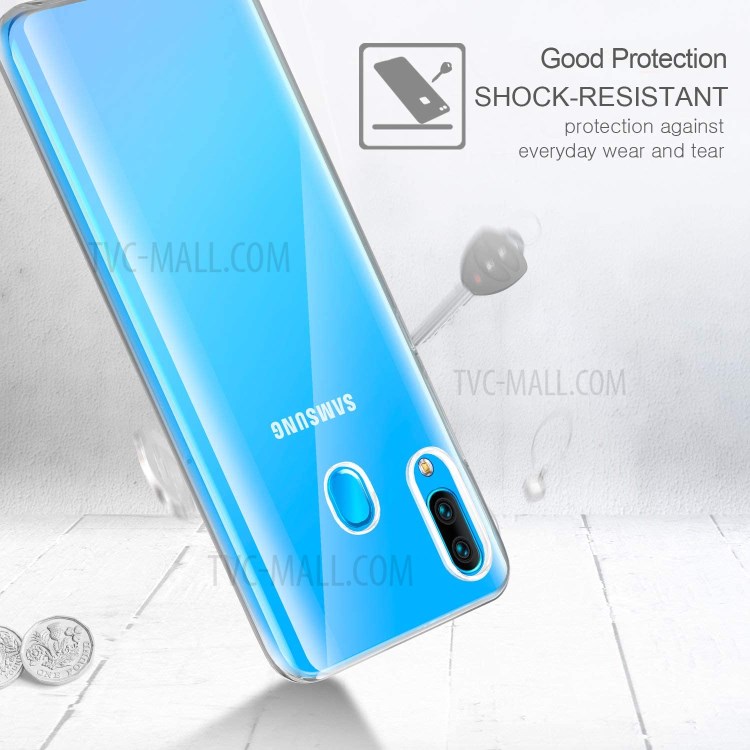 For Samsung Galaxy A40 TPU Phone Case + Tempered Glass Screen Protector-5