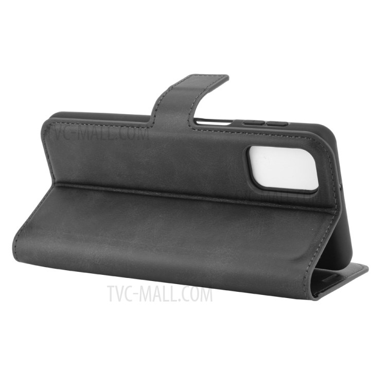 PU Leather Wallet Cover for Samsung Galaxy M31s - Black-8